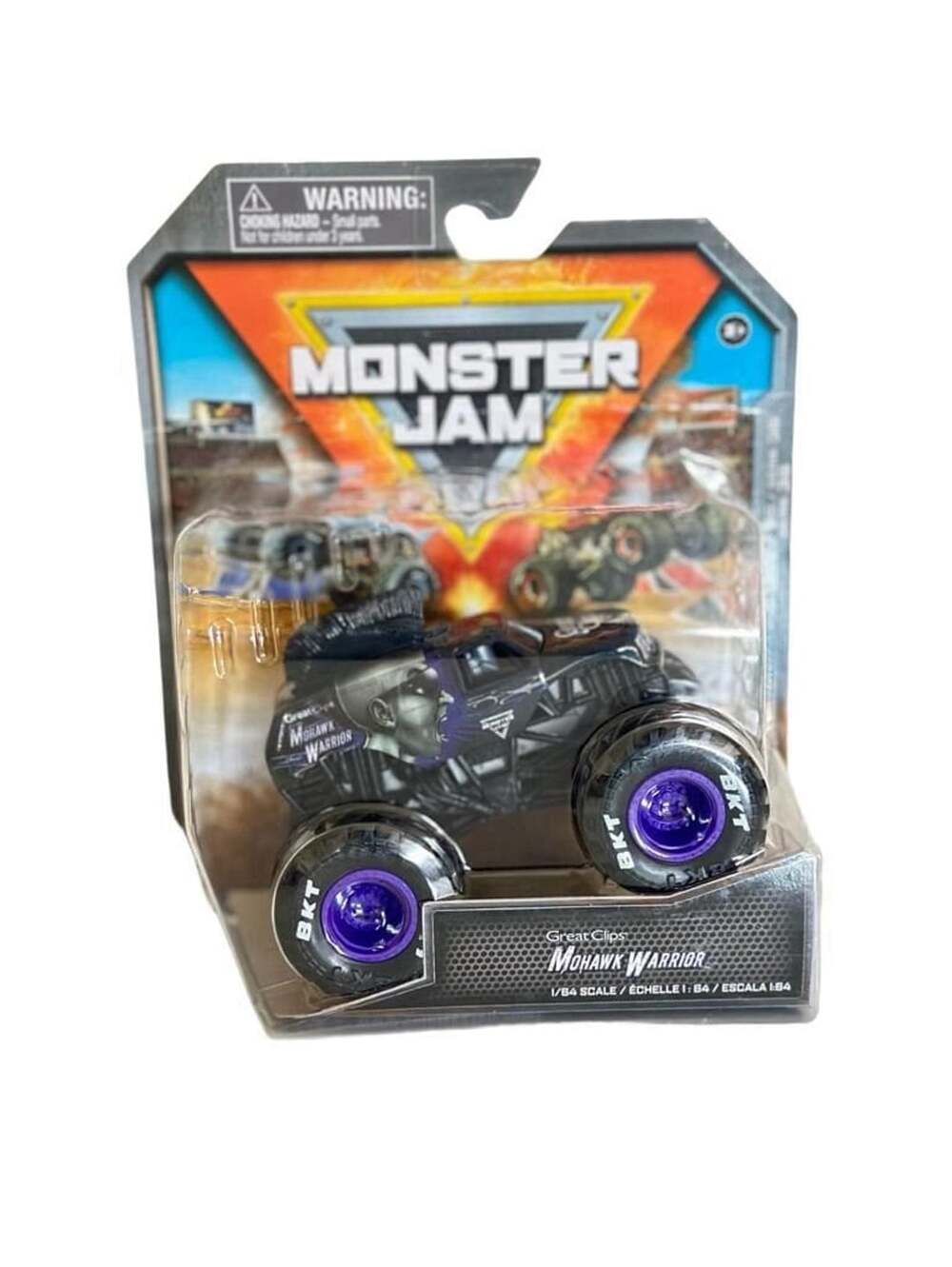 Monster Jam Night Storm Mohawk Warrior 1:64 Die-Cast Monster Truck